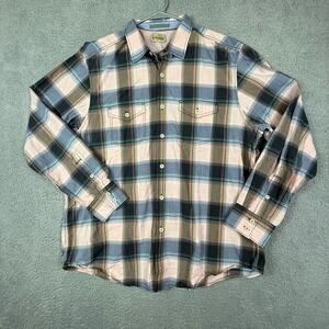 Tommy Bahama Make Life One Long Weekend Shirt Mens XL Plaid Button Up